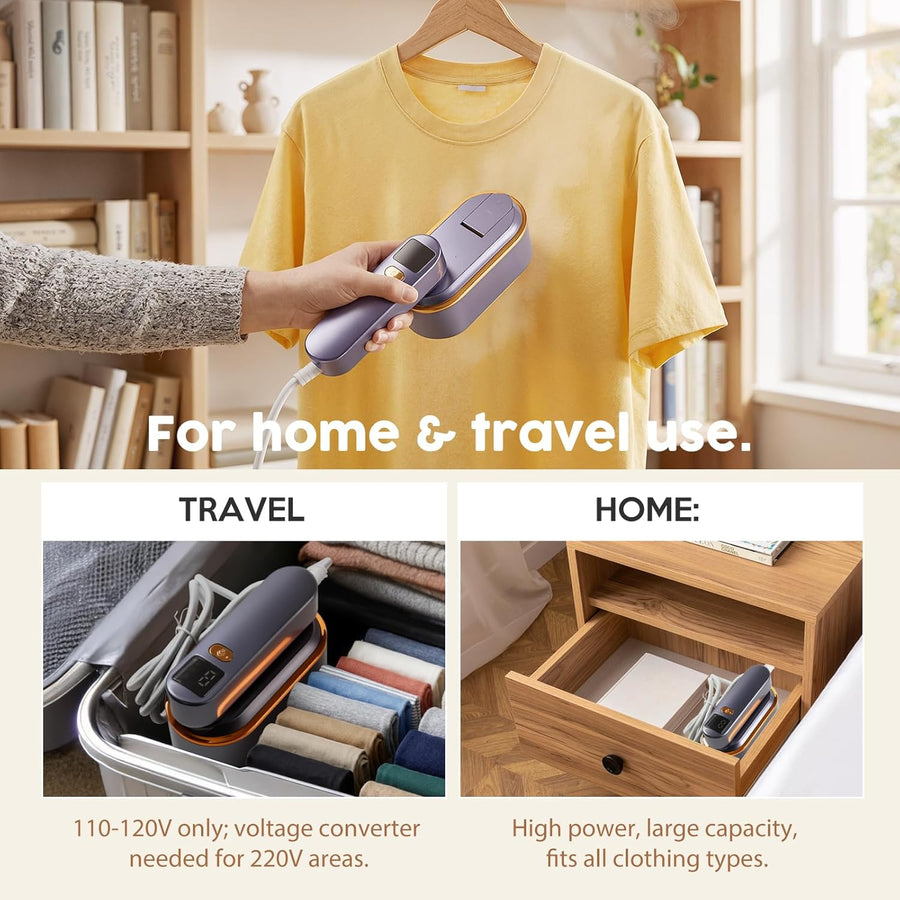 Portable Travel Steamer for Clothes 1200W